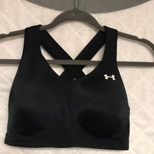 •Under armour • Black sports bra